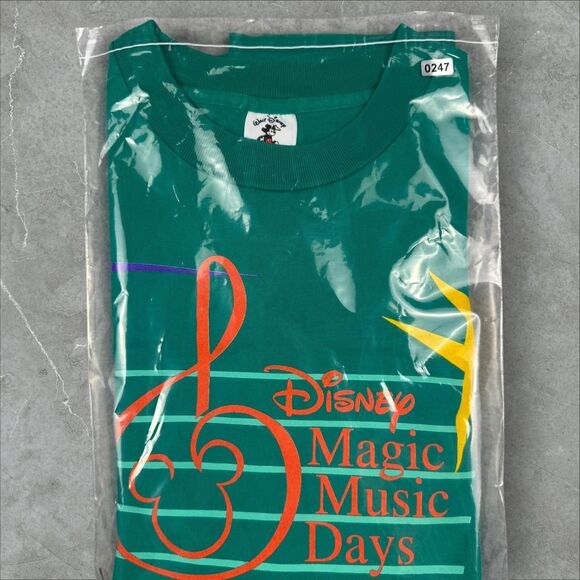 Vintage Disney Magic Music Day Tee Shirt 90's New Old Stock Disneyland - XL - Picture 7 of 7